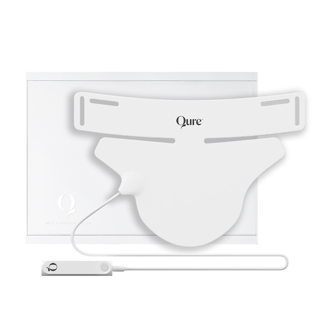 Qure neck and décolletage LED device render